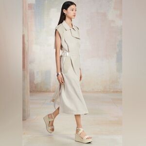 Zara SRPLS collection Platform wedge leather sandals